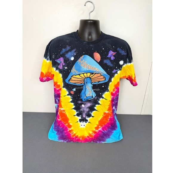 Liquid Blue Other - Liquid Blue T-Shirt Mens Large Mushroom Space Tie Dye Graphic Psychedelic